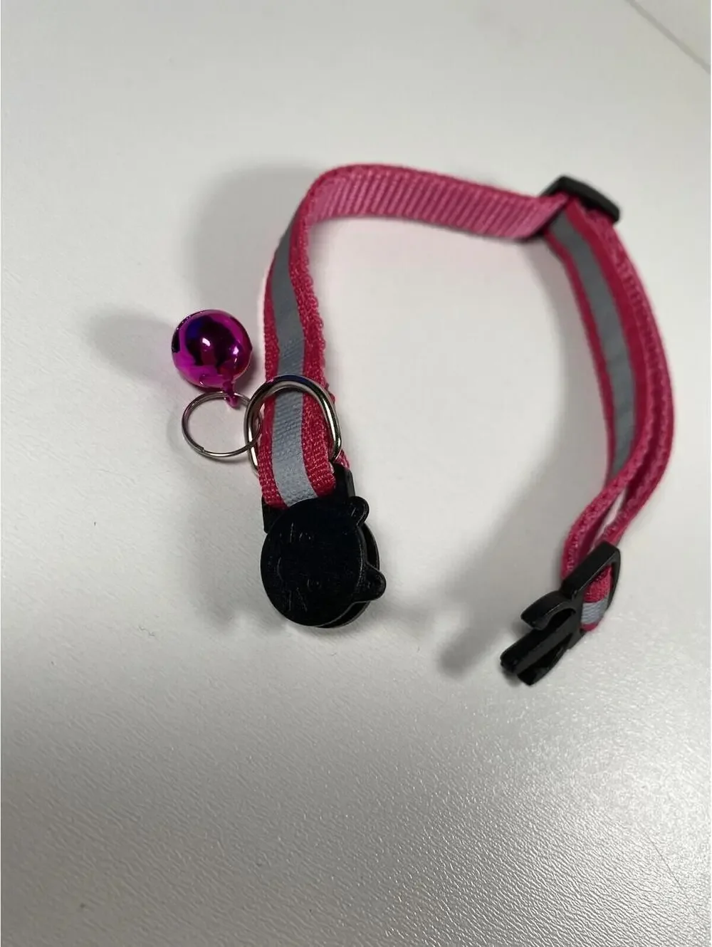 Cat Breakaway Collar New With Jingle Bell Reflective Strip Adjustable Safety